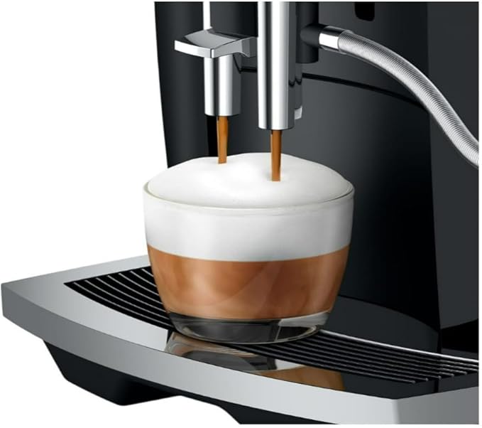 Jura 15622 E6 2.8-Inch Color Display Automatic Espresso Machine with Easy Cappuccino Function, Piano Black (Renewed)