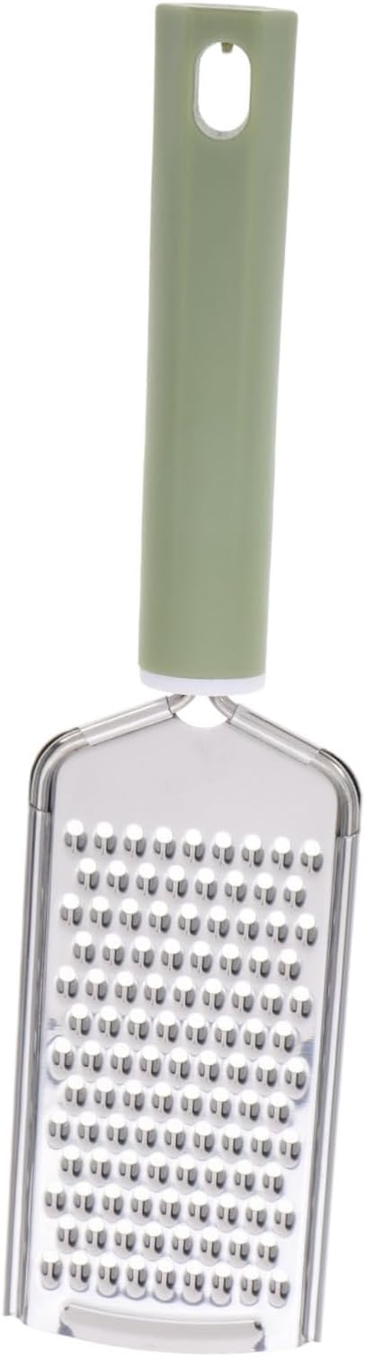 STOBAZA Stainless Steel Garlic Mincer Cheese Zester Versatile Handheld Kitchen Tool for Grating Garlic Ginger Cheese More Easy to Clean Safe Design