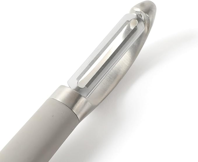 Calphalon Edge Stainless Steel Straight Vegetable Peeler w/Thermoplastic Rubber Handle - Taupe