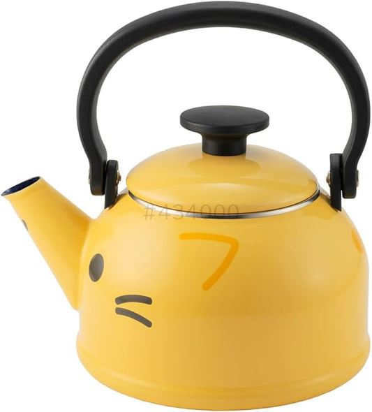 Fuji Horo DOY-1.8K.N Kettle, 0.6 fl oz (1.8 L), Induction Compatible, Animal Kettle, Cat