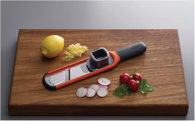 Joseph Joseph Handy 2 in 1 Mini Grater & Slicer, Orange, 1 EA