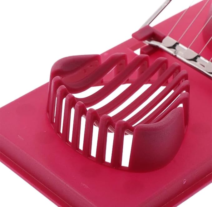 Hard Boiled Egg Cutter, Multi-Purpose Boiled Egg Cutter, Egg Slicer, for Home and Kitchen, Stainless Steel Wire with 2 Slicing Styles, for Cheese, Fruit, Strawberry, Mushrooms and Kiwis (cherry)