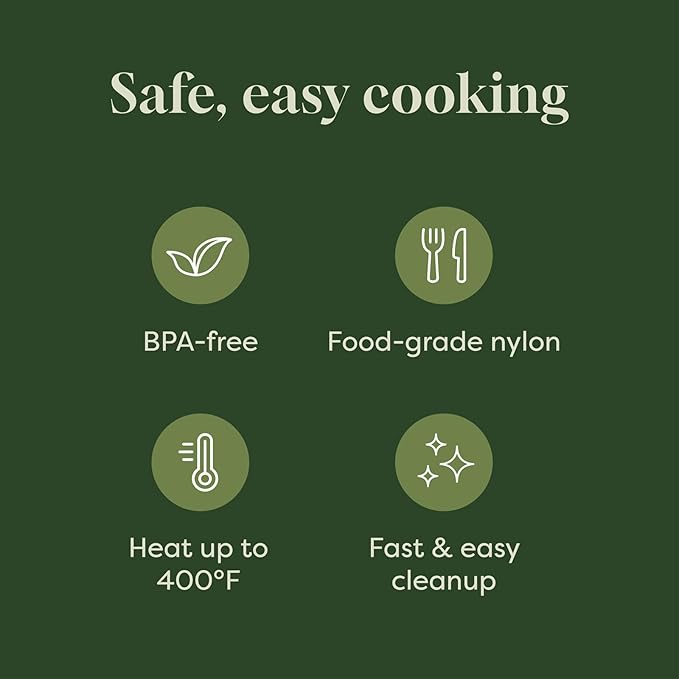 Oasier Slow Cooker Liners, Disposable Oval Large Size 13" x 21", 12 Count, Fits 3-8 Quart Pot Cooking Bags for Easy Cleanup, Food Safe & Leak-Proof