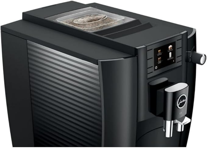 Jura 15622 E6 2.8-Inch Color Display Automatic Espresso Machine with Easy Cappuccino Function, Piano Black (Renewed)