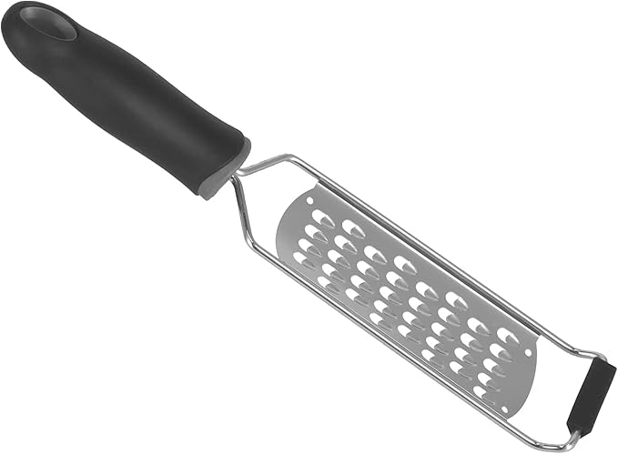 Potato Zester Cheese Grater Stainless Steel Food Grater with Ergonomic Handle for Vegetables Fruits Kitchen Tool Durable Proof Easy to Clean 6.5 x 30.8 cm
