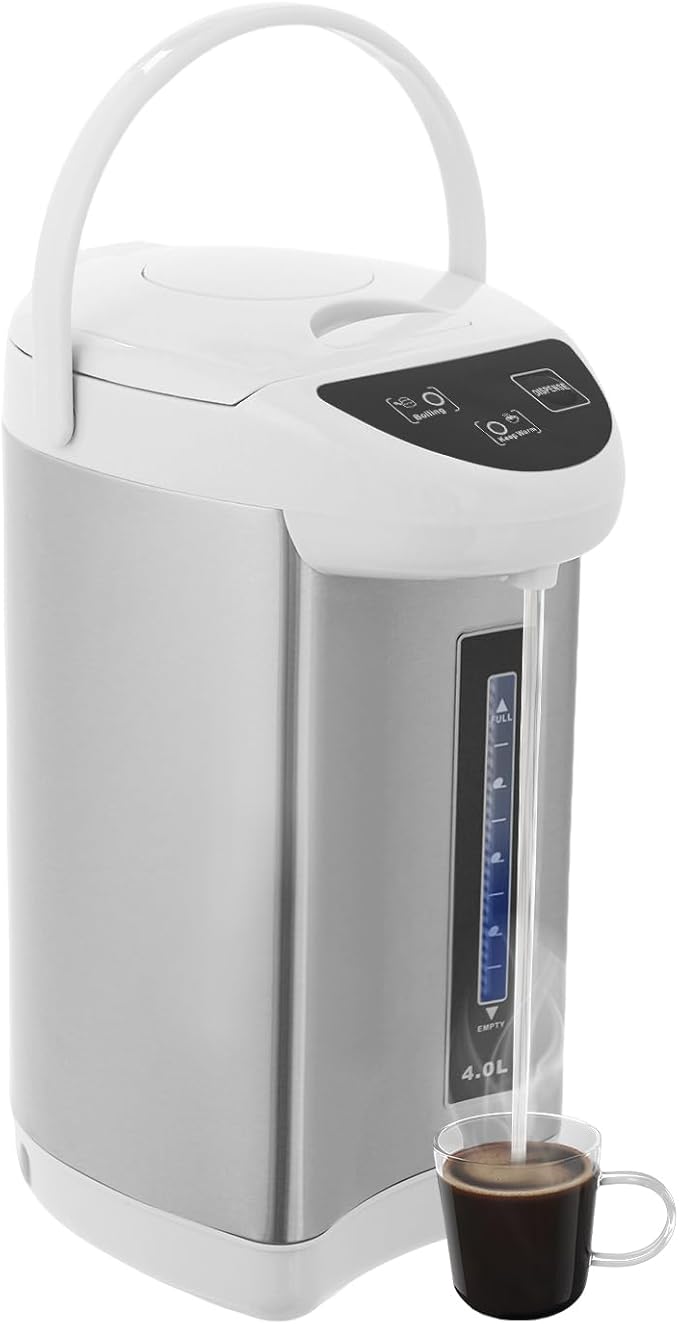 Water Boiler, Electric Hot Water Urn, Stainless Steel Water Boiler for Dining Rooms, Living Rooms, Kitchens, High-Temperature Protection
