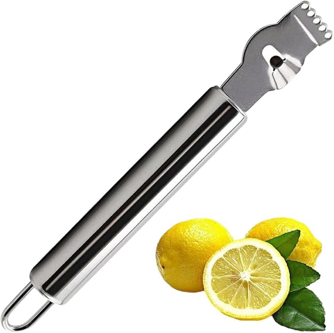 Lemon Zester Stainless Steel Citrus Grater Lime Oranges Peeler Fruit Slice Kitchen Tool zester Grater