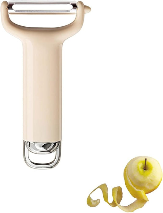 Kitchen Potato Peeler 420 Stainless Steel Sharp Y Peeler Multifunctional Good Grip Vegetable Peeler with Hanging Design for Fruit Carrot Zucchini Cucumber Potatoes