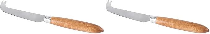 Twine Hard Cheese Knife, Cheese Cutting Knife, Cheese Cutter, Cheese Accessories, Charcuterie Boards Accessories, Set of 1 (Pack of 2)