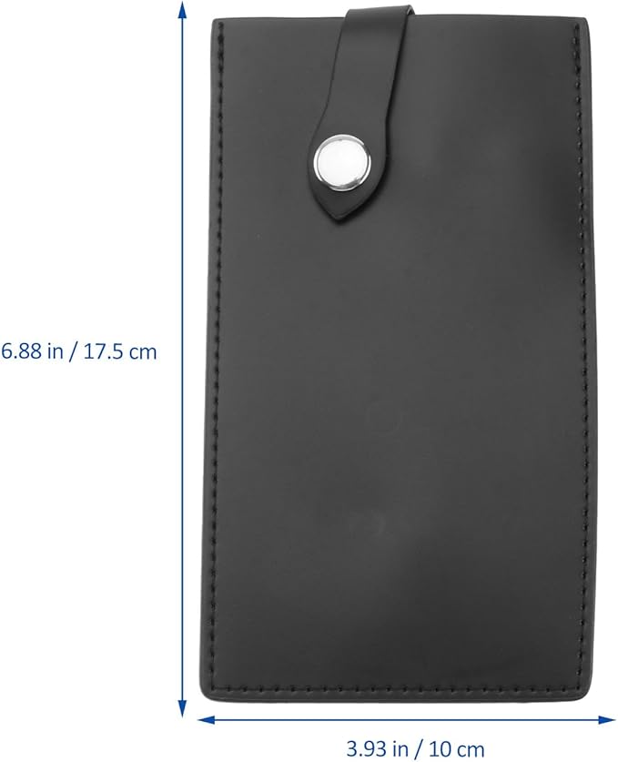DIYEAH PU Leather Chef Knife Cover Cutter Protector Sheath 17.8X10Cm Kitchen Knife Guard Sleeve for Home Cooking Safety