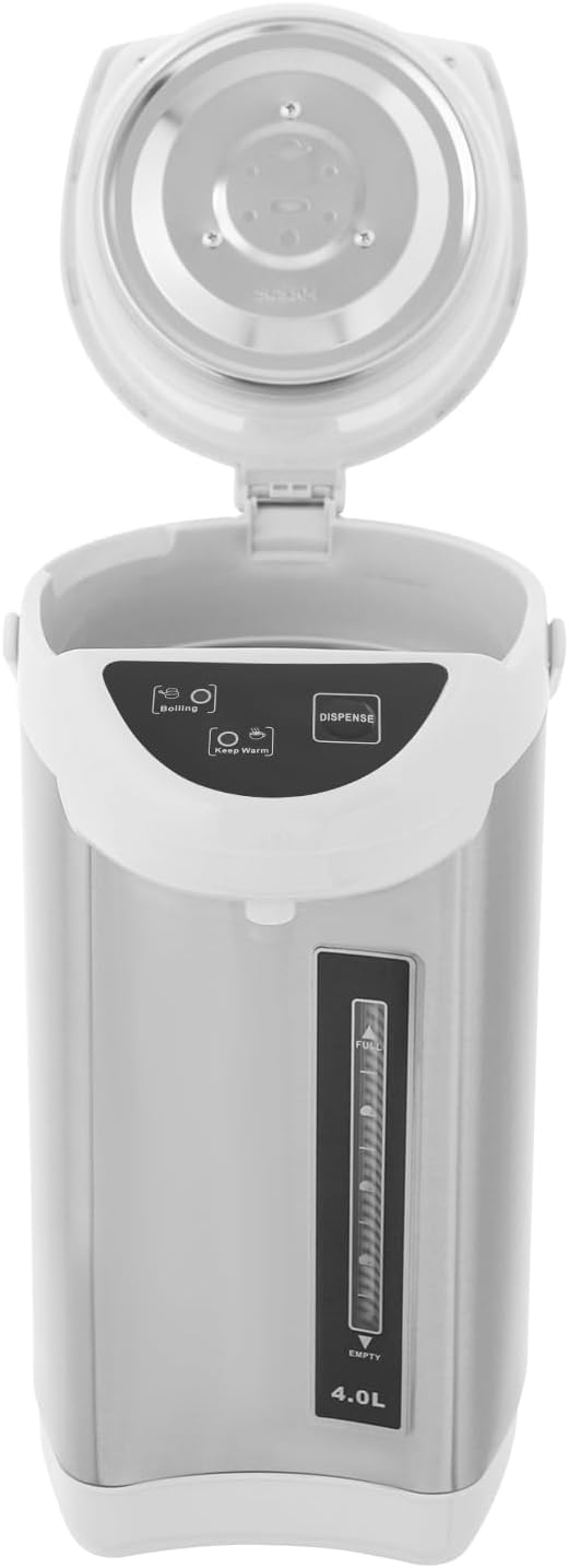 Electric Hot Water Pot Urn, Water Boiler & Warmer 4 Liter, Hot Water Dispenser with 3 Water Dispensing Modes, 750W Hot Water Kettle Instant Heating for Coffee & Tea (grey), JJFT5WC2USHJ8