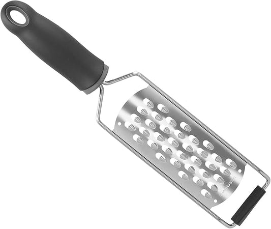 Potato Zester Cheese Grater Stainless Steel Food Grater with Ergonomic Handle for Vegetables Fruits Kitchen Tool Durable Proof Easy to Clean 6.5 x 30.8 cm