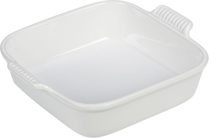 Le Creuset Stoneware 4 PC Heritage Bakeware Set, White