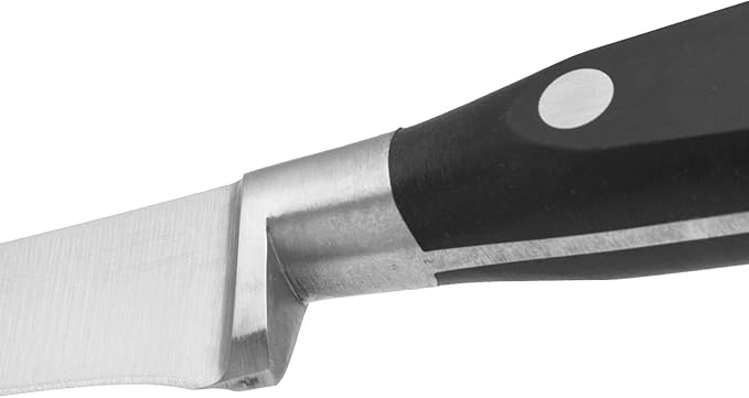 Arcos Knife/Ham Knife 12 Inch Nitrum Stainless Steel and 300 mm blade. Ergonomic Polyoxymethylene POM Handle.Series Riviera. Elegant design, along with the comfort of its handle. Color Black
