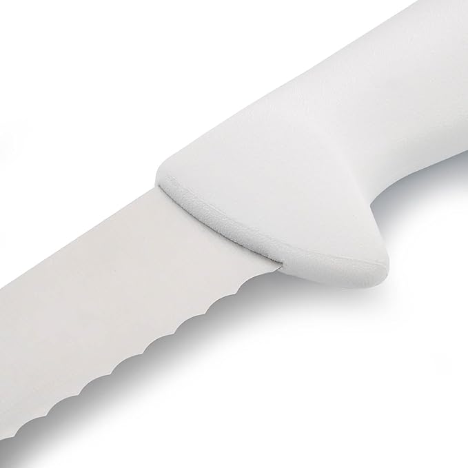Arcos Pastry Knife/Cake Knife 12 Inch Nitrum Stainless Steel and 300 mm Blade.Ergonomic Polypropylene Handle. Allows easy dividing, cutting and serving of cake bases. Series 2900. Color White