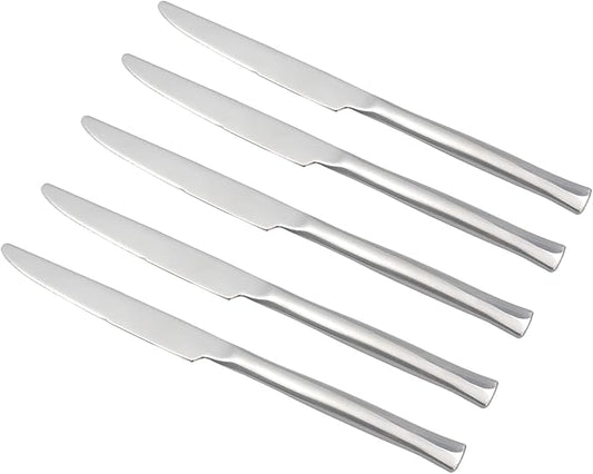 Idomy 12-Piece Stainless Steel Kitchen Dinner Knife, Stainless Steal Steak Knives