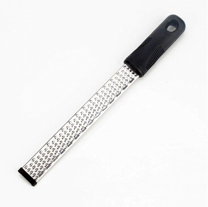 Stainless Steel Cheese Grater Zester Ginger Lemon Shredder Hand Held Flat Tool