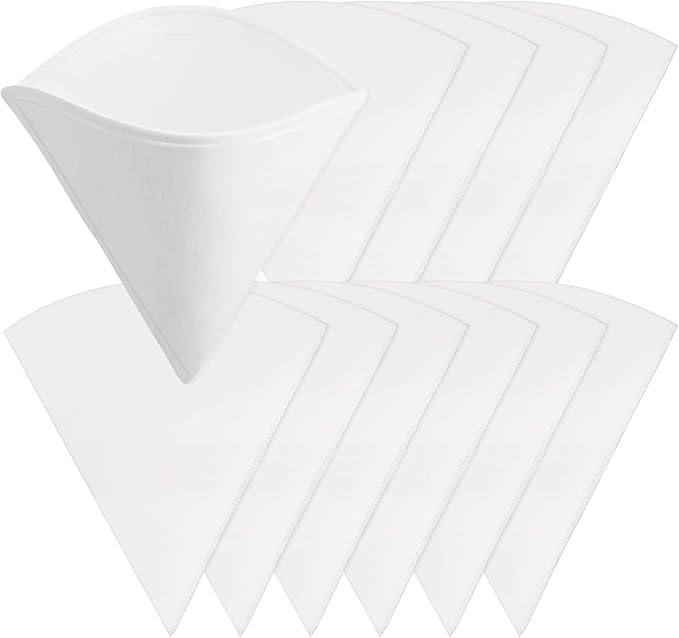 11 Pieces Maple Syrup Filter Set Maple Syrup Reusable Synthetic and Pre Filters Cone for Sap Collection Non Woven Cooking Oil Grease Strainer for Hotels Restaurants Cafe Food Trucks Kitchens
