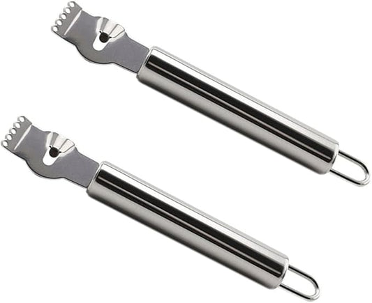 2pcs Stainless Steel Lemon Zester Grater Zester Peeler Citrus Peeler for Cooking Baking