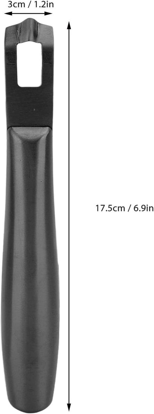 Yosoo Stainless Steel Lemon Peeler Zester, Non Slip Design Multifunctional Kitchen Gadget for Citrus Fruits Carrots (Black)