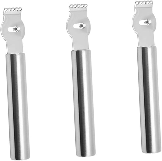 Cabilock Stainless Steel Lemon Zester Cheese Grater 3pcs Home Lemon Grater Tool