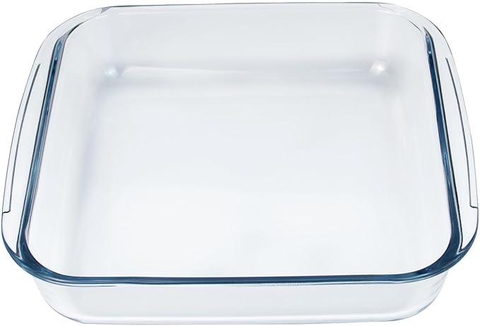 Small Glass Baking Dish for Oven, 8.6in Casserole Dishes for Oven, Square Glass Baking Pan