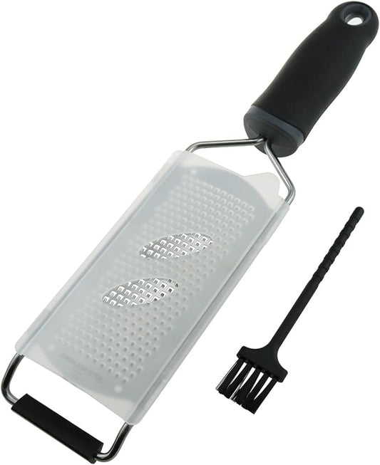 RLECS 12 Inch 304 Stainless Steel Multifunctional Fine Grater Kitchen Gadgets Suitable for Cooking Baking Salad Preparation Side Dish Preparation