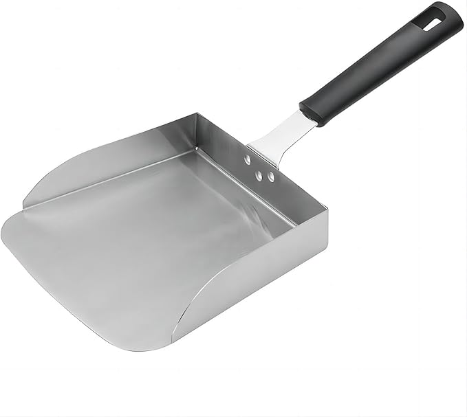 Large Griddle Scoop for Hibachi Type Cooking Food Shovel for Fried Rice Food Mover for Flat Top Grill Accessories