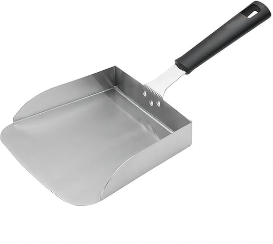 Large Griddle Scoop for Hibachi Type Cooking Food Shovel for Fried Rice Food Mover for Flat Top Grill Accessories