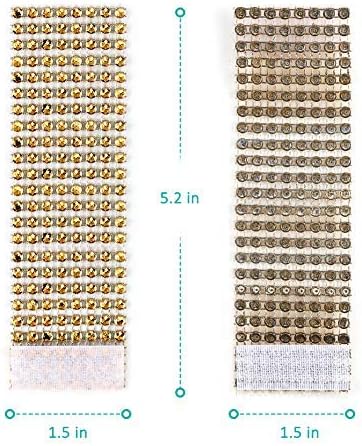 Accmor 100pcs Napkin Rings, Gold Napkin Rings Buckles for Table Decorations, Wedding, Dinner, Party, DIY Decoration