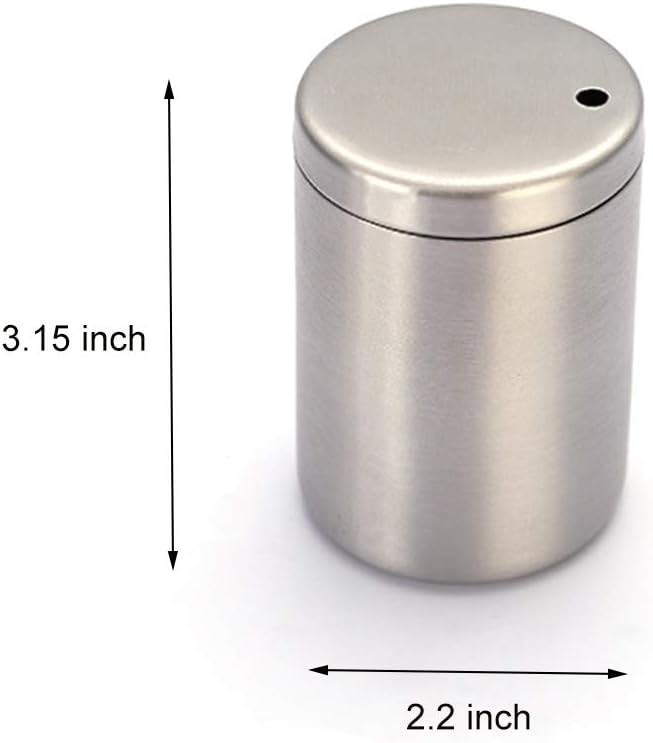 Stainless Steel Toothpick Holder Dispenser, Thickening Tooth Picks Container with 400 Pieces Bamboo Toothpicks for Teeth