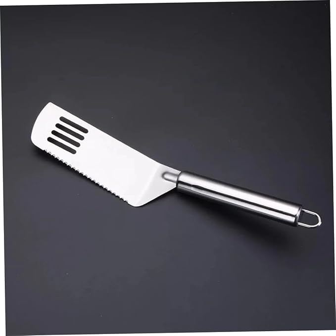 DAGLLGEW Cake Spatulas Set Stainless Steel Wedding Cake Cutter Multi-Functional Pie Server for Lasagna Cutting 2Pcs Pie Server Knife