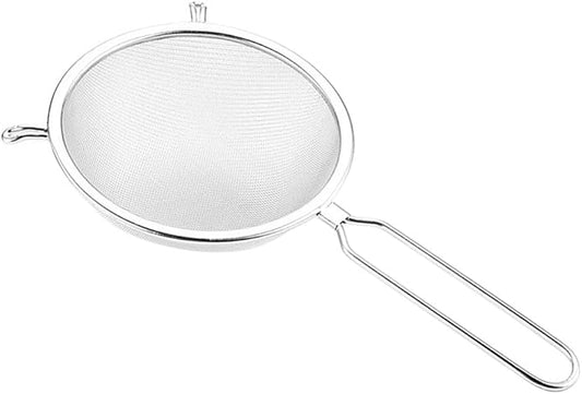 Lurrose Stainless Steel Mesh Strainer Spoon Colander for Oil Water Drainage for Pasta Rice Soup for Kitchen