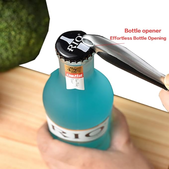 Zinc Alloy Kitchen Peeler Multi-Purpose Peeler For Fruits Vegetables And Various Foods Features Interchangeable Blades For Peeling Shredding Coring And Bottle Opening (B)