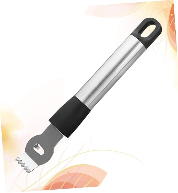 IMIKEYA Stainless Steel Lemon Zester and Grater with Channel Knife for Citrus and Chocolate Easy to Clean Kitchen Tool Random Color for Home Cooking and Baking