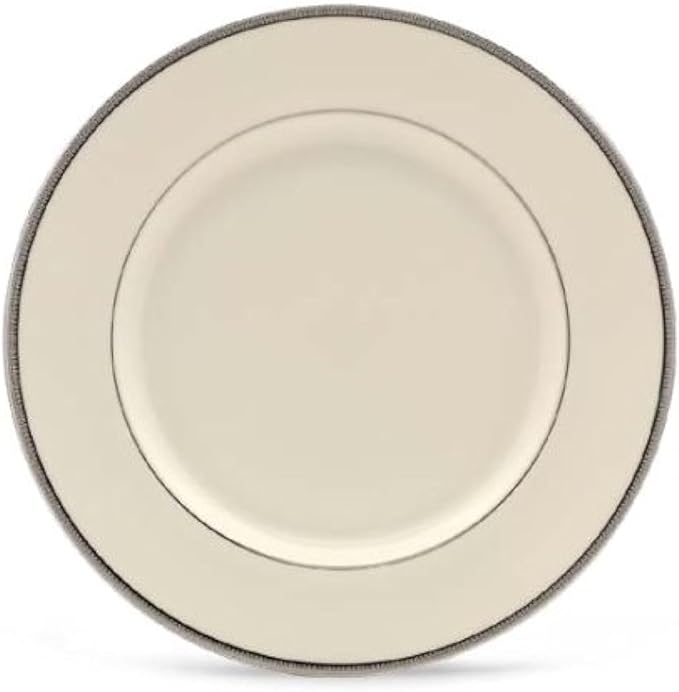Lenox Dinner Plate Tuxedo Platinum, Ivory