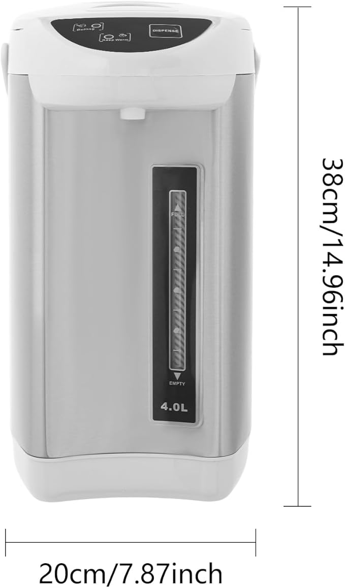 Water Boiler, Electric Hot Water Urn, Stainless Steel Water Boiler for Dining Rooms, Living Rooms, Kitchens, High-Temperature Protection