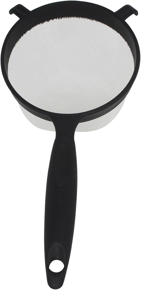 IMUSA USA IMU-71134 Plastic Strainer 7-Inch, Black