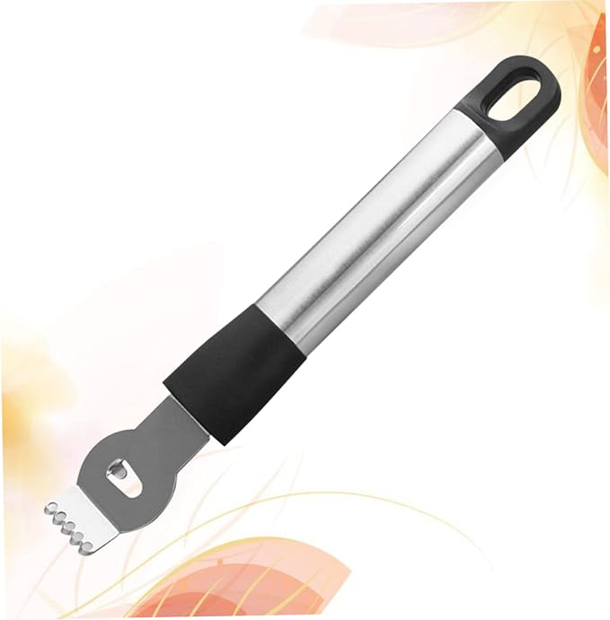 Stainless Steel Zester and Peeler for Lemons and Ergonomic Handle Random Color for Cooking Baking and Garnishing Desserts
