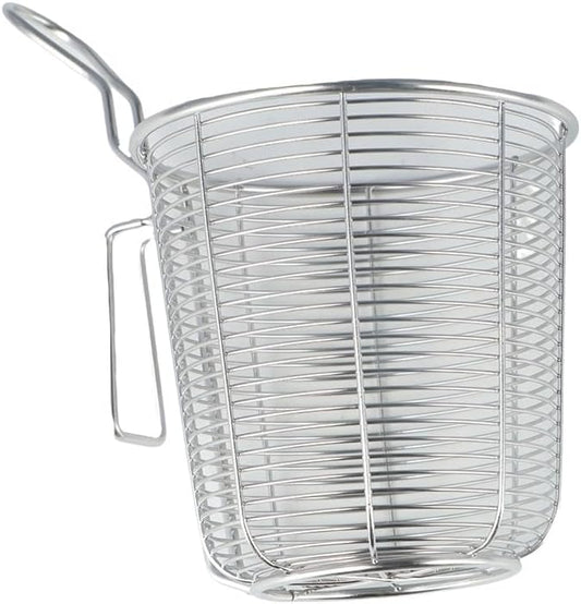 Vctitil Food Colander Basket Stainless Steel Fine Wire Mesh Food Strainer,Frying Basket Hot Pot Food Sieve for Vegetable Dumplings