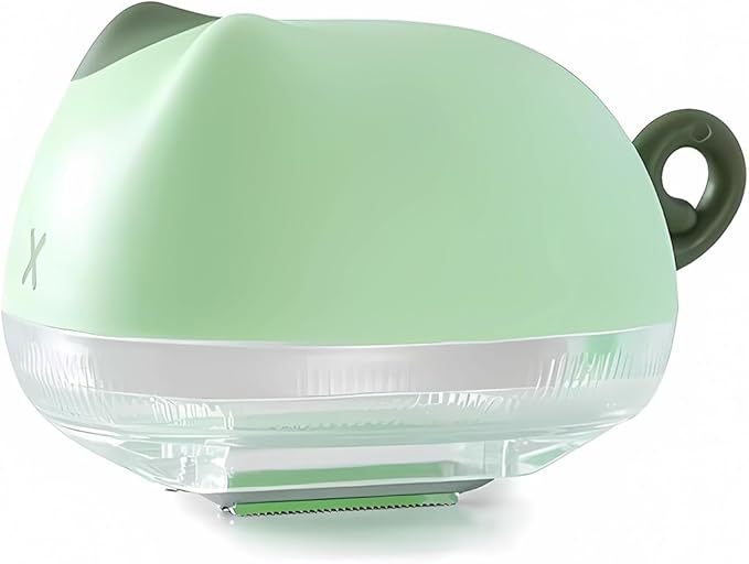 Paring Knife with Storage Case, Fruit and Vegetable Peeler with Container, Travel Home Kitchen Reversible Stainless Steel Multi-Purpose Peeler (Green)