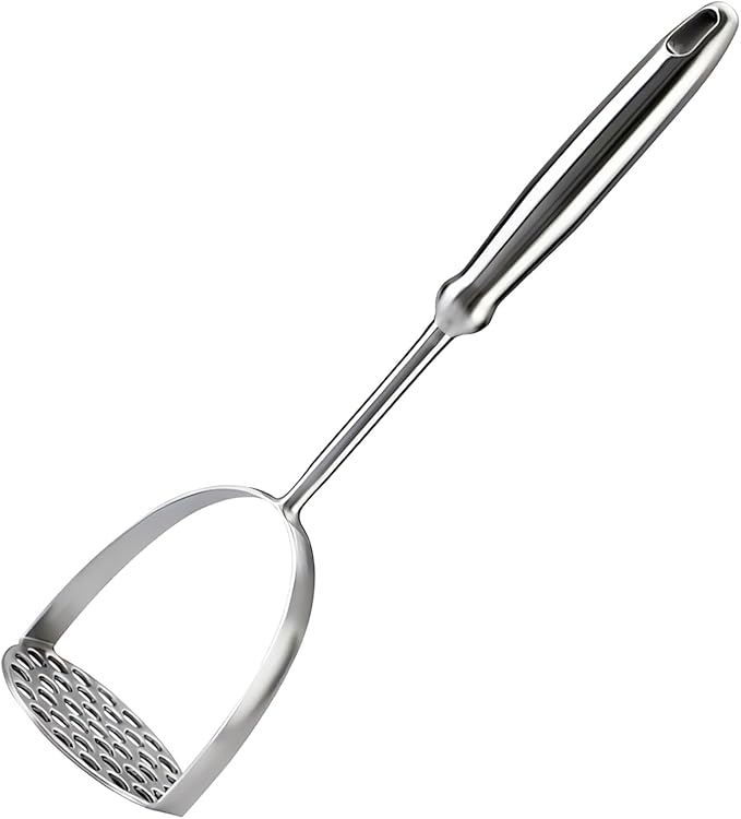 GREATLINK Potato Masher,Heavy Duty Stainless Steel kitchen Steel Potato Masher,Mashed Potatoes,Vegetables and Fruits.