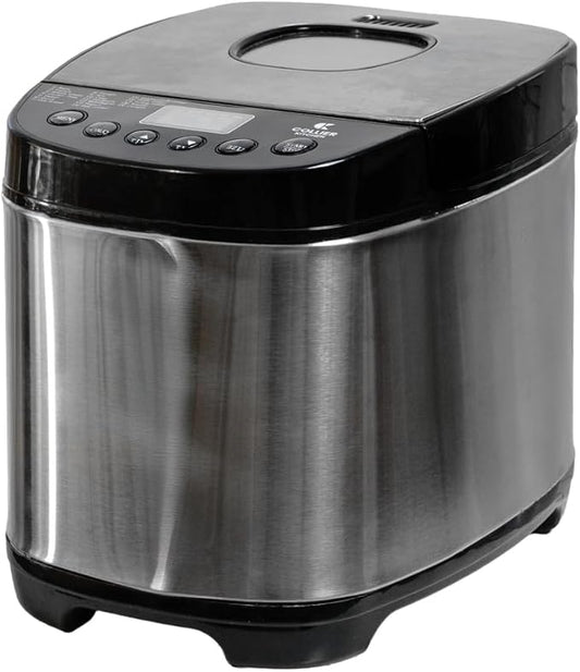 Automatic Bread Maker with Multiple Settings | Compact Bread Machine with Viewing Window and Adjustable Crust Control | Easy Home Bread Maker by Collier Kitchen