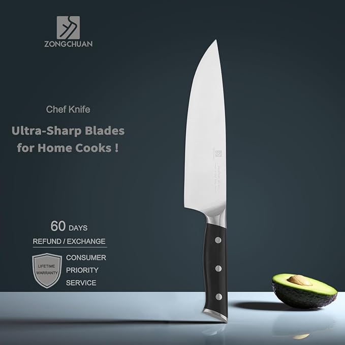 Chef Knife,8inch Damascus knife set,67-Layer High Carbon Stainless Steel Kitchen Knife,Professiona Sharp Cutting Knives with Ergonomic G10 Black Handle,Gift Box for Home and Kitchen Birthday Gift