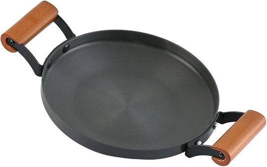 Omabeta Braiser Pan,Multifunction Induction Cooking Fry Pan with Dual Handles for Home Kitchen Cookware,Aluminum Alloy (22cm)