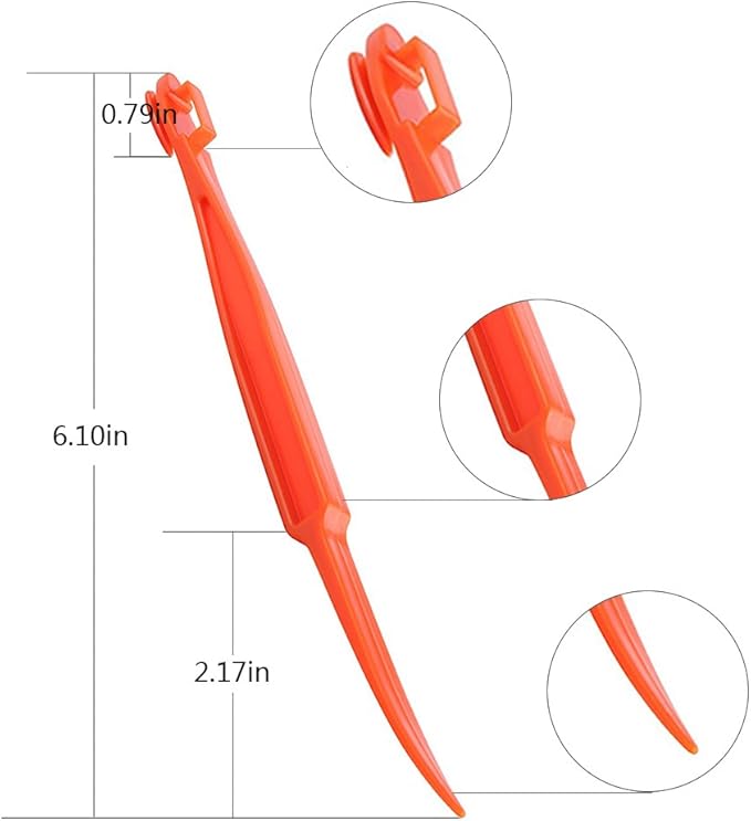 Orange Peelers, Xloey 6Pcs Plastic Easy Slicer Cutter Peeler Remover Opener Kitchen Accessories Knife Cooking Tool Kitchen Gadget (New)
