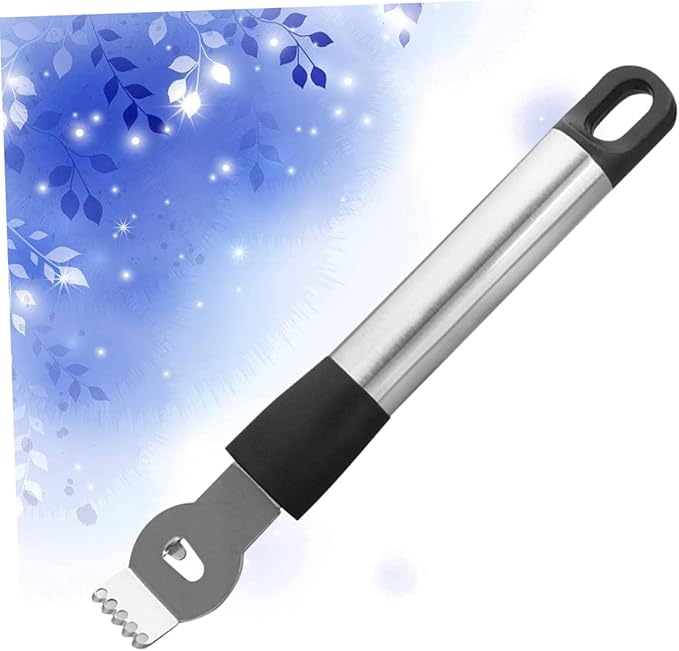 Stainless Steel Lemon Zester Peeler Grater with Razor Teeth for Easy Citrus Chocolate Cheese Slicing Comfortable Grip Random Color Must Have Kitchen Essential Random Color