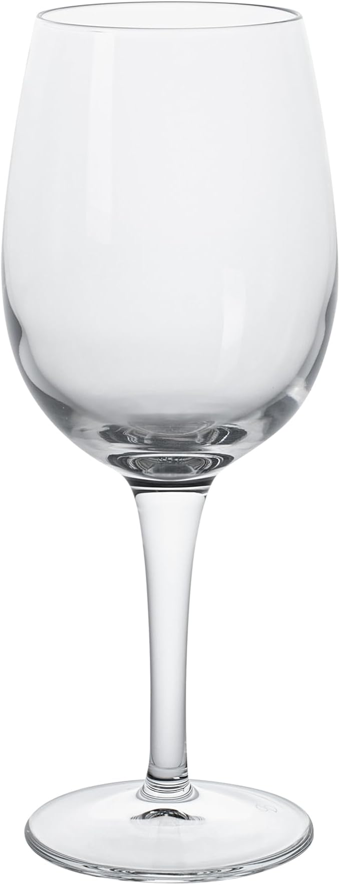 Restaurantware Wine Glass Set 6 Count 11.25 Oz Clear Stemmed Goblet Tempered Glassware With Round Shape Dishwasher Safe, Versatile For Fine Dining