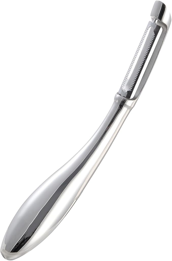 Straight Stainless Steel Vegetable & Fruit Peeler – Ultra-Sharp Blade, Comfortable Handle, Easy to Clean Kitchen Peeler