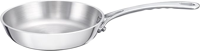 KC-Emier Mini Sauce Pan, Tri-Ply Stainless Steel Pot with Stay-Cool Handle Heating Sauce Gravy & Oil (0.12Quart) - Copper - Silver